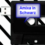 USB-Tape von Amixa in schwarz