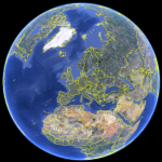 Erdglobus in Google Earth
