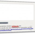 Einfaches Abonnieren von Blogkommentare und eine Benachrichtigung per Email