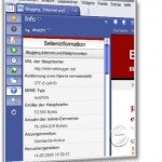 Seiteninformationen mit Opera 9.5 anzeigen lassen