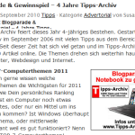 Blogparade und Gewinnspiel bei Tipps-Archiv-de