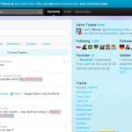 Twitter-Startseite 2010