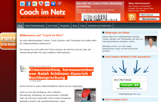 Blog Coach-im-netz.de