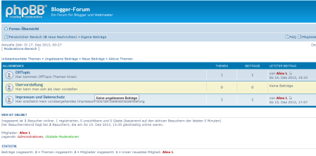 phpBB-Forum Frontend