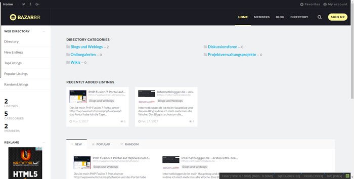 subrion410-webverzeichnis-blog-projekt