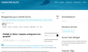 gravcms-blog-frontend