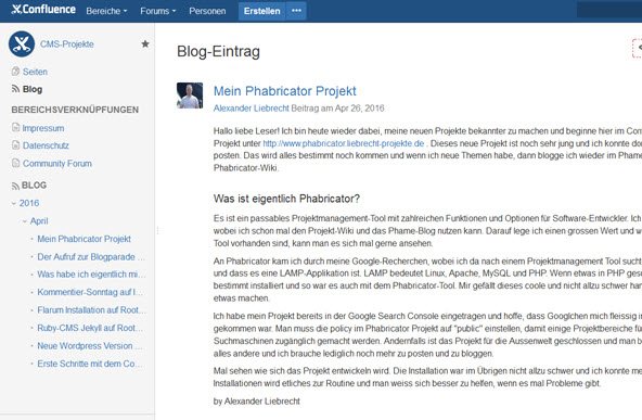 confluence-blog-frontend