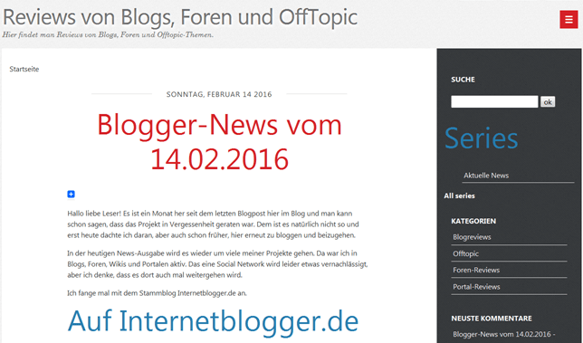 DotClear 2.9.1 und manuelles Upgraden mit Shell und FTP