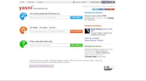 Personensuchmaschinen Im Internet Und Personensuche