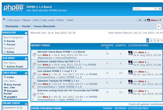 phpbb315-board-frontend