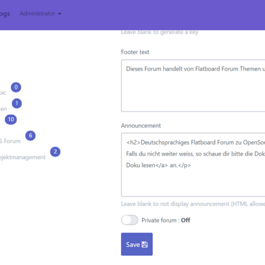 Finalversion vom Flatboard Forum erschienen - v1.0