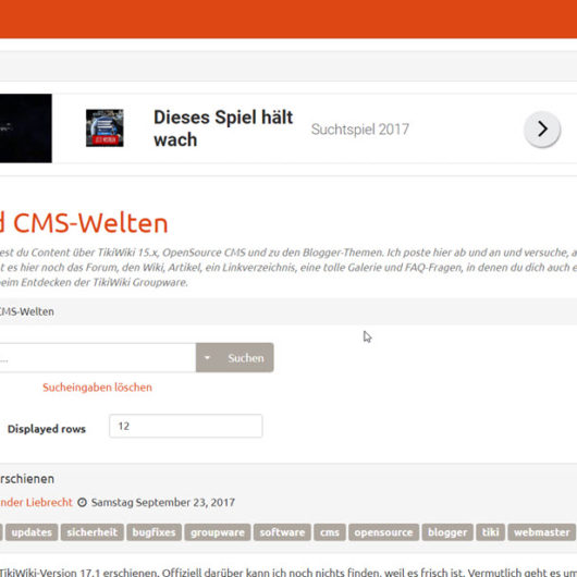 TikiWiki 17.1 aus Unterverzeichnis auf eine Subdomain umgezogen