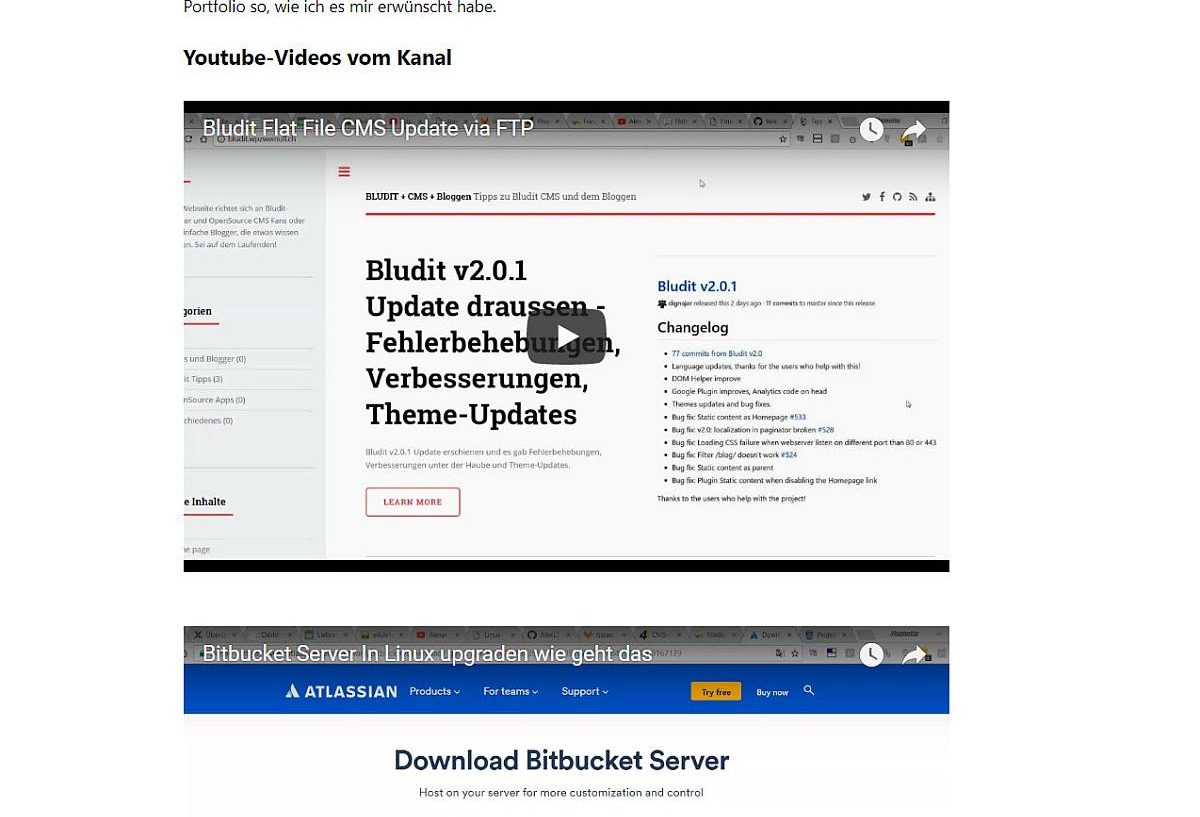 Youtube-Videos in der Phabricator App einbetten