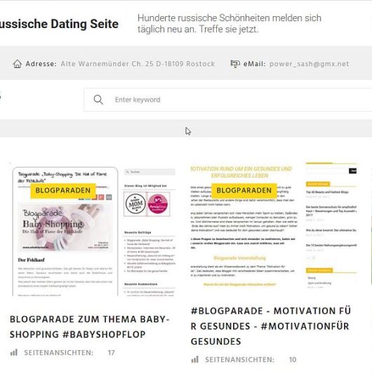 2 neue Adressen für Blogparaden