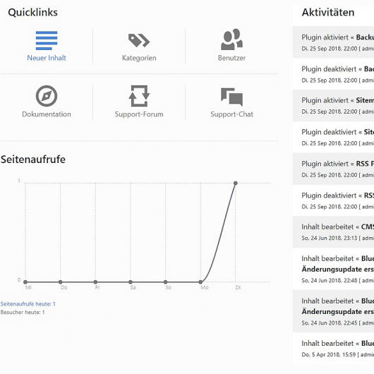 Bludit CMS v3.0.0 ist draussen und die Migration zu v3
