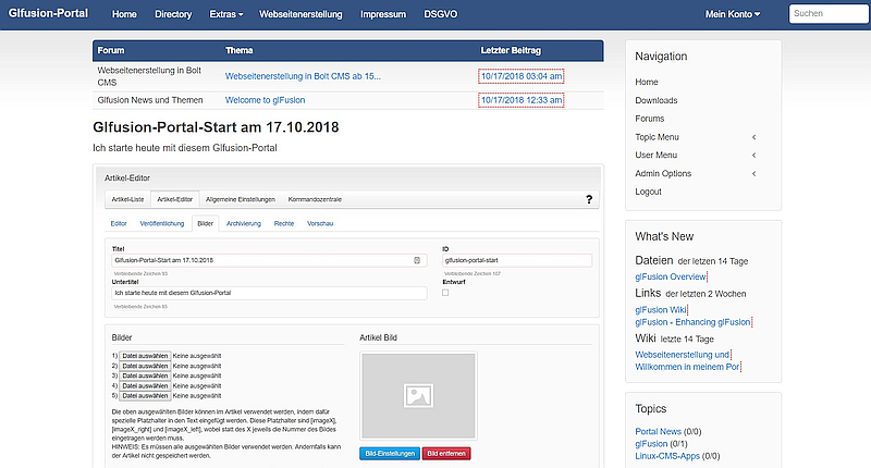 glfusion-portal-frontend