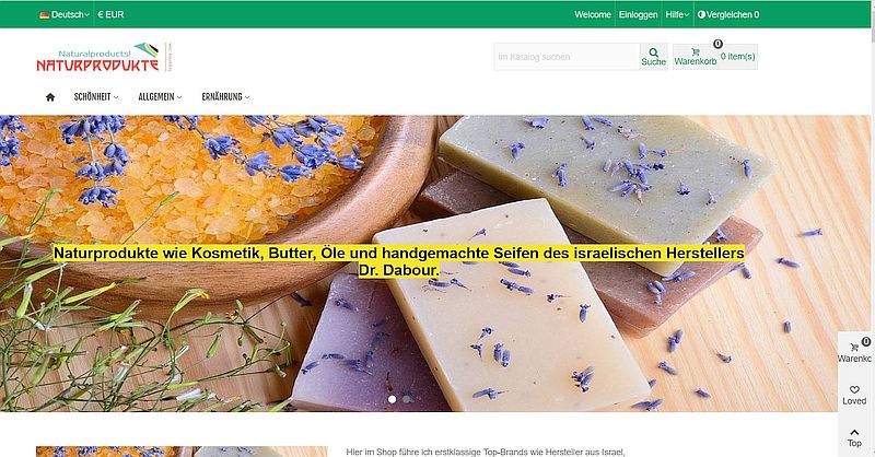 Naturalproducts.website - Kosmetik und Parfüm und Food