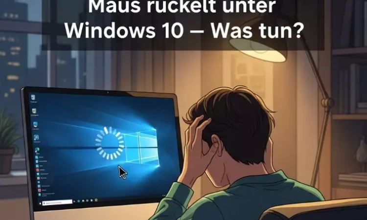 Mausruckeln beseitigen Beitragsbild mit KI erstellt